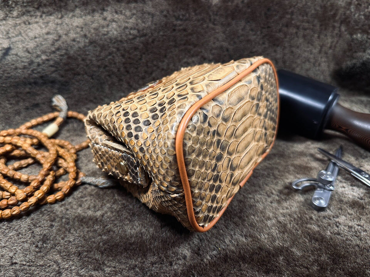 Dragon Scale Leather Storage Bag