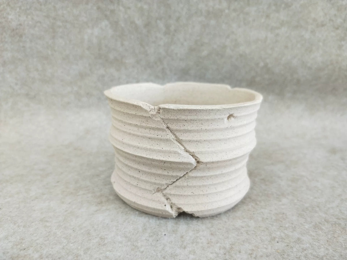 Small Handmade Ceramic Planter with Drainage Hole