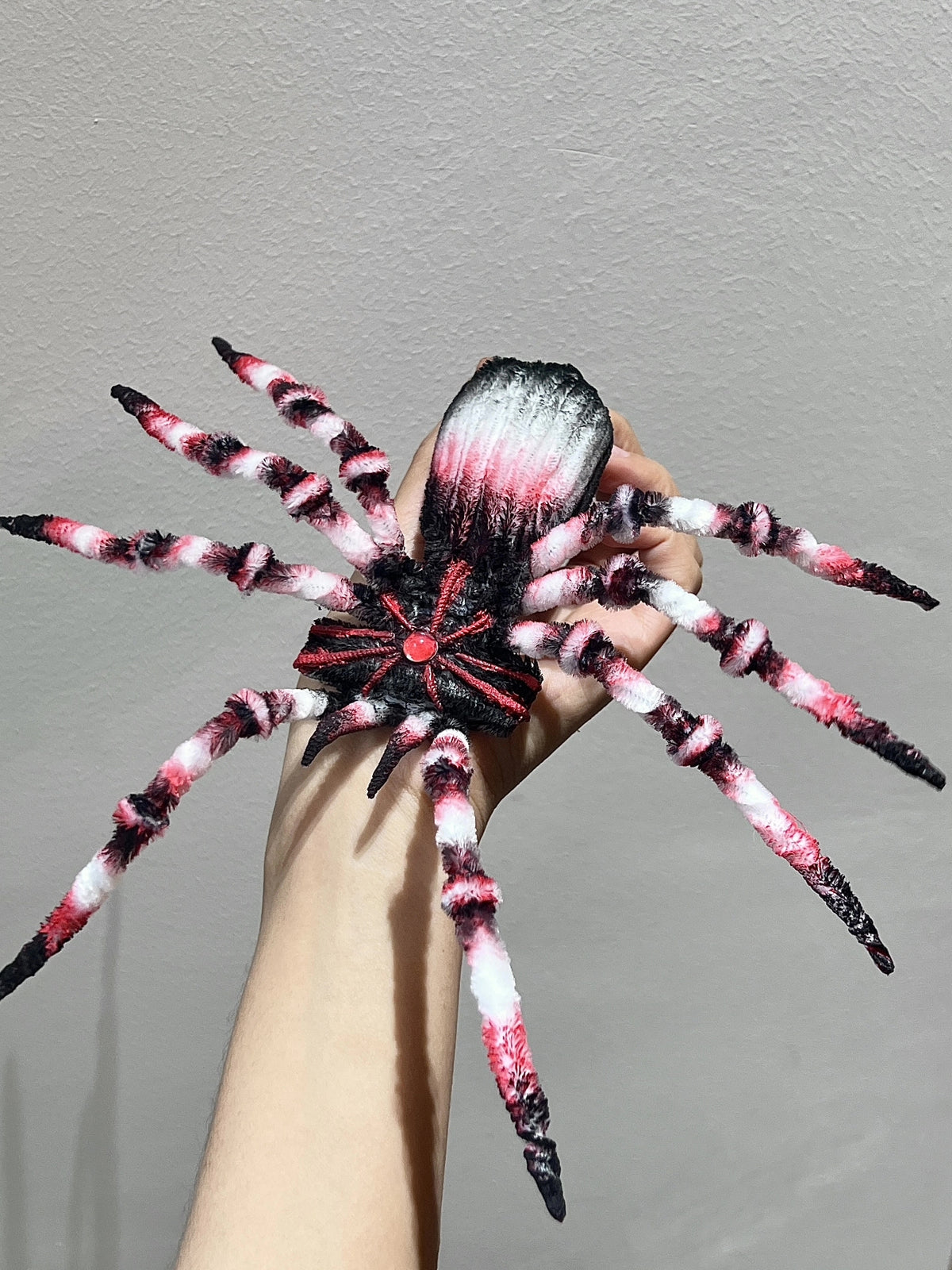 Chenille Spider Plush Dark Fantasy Doll
