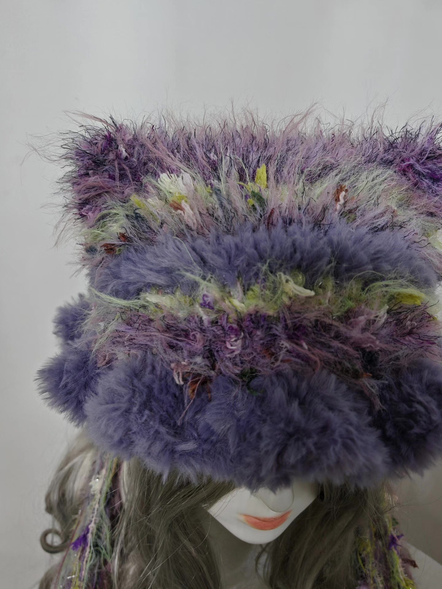 Gradient Dreamy Purple Cat Ear Hat (52-58cm)
