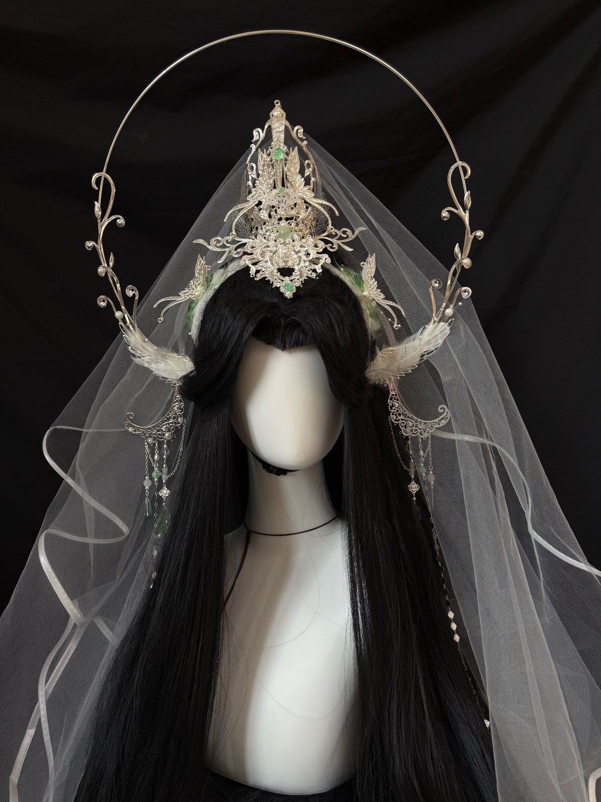 Shen Qingqiu Cosplay Crown with Veil