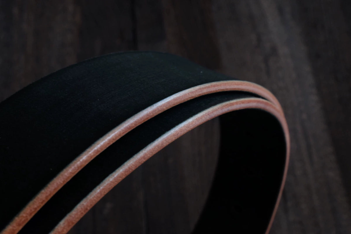 Cinturón de cuero bridle British Sedgwick verde oscuro