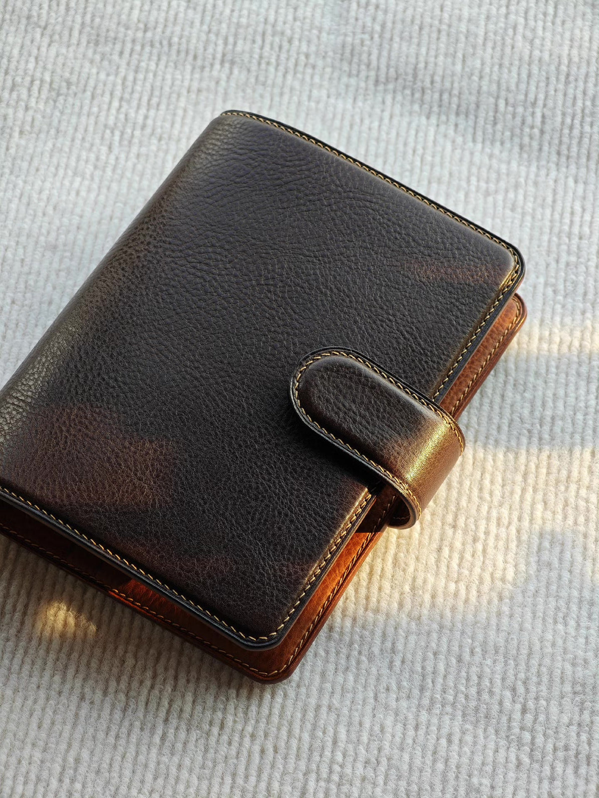 A6 PW Mbox Leather Loose Leaf Notebook Cover