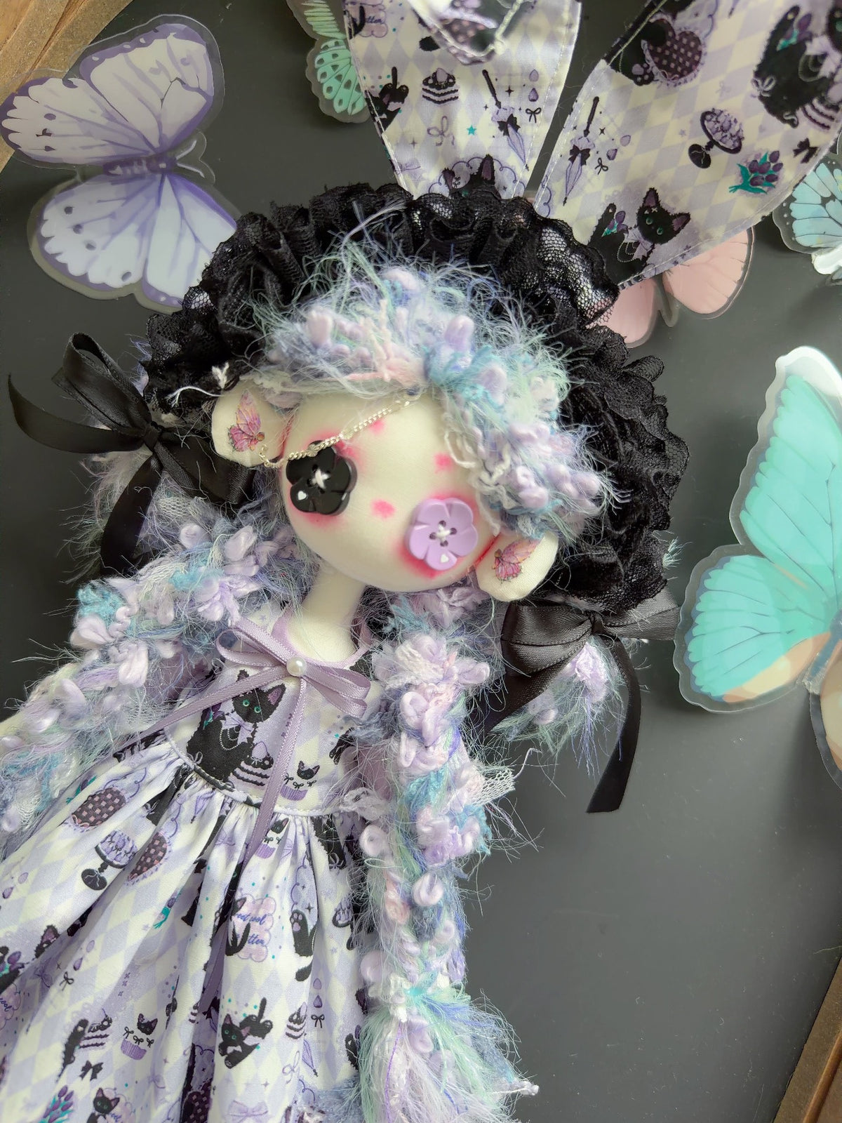Handmade Gothic Art Doll 30 cm