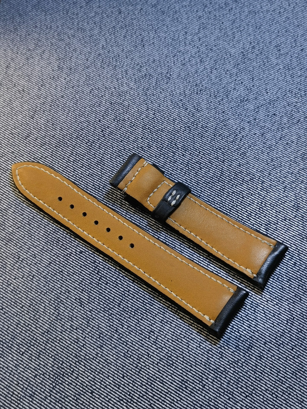Imported Leather Watch Strap 20mm to 18mm