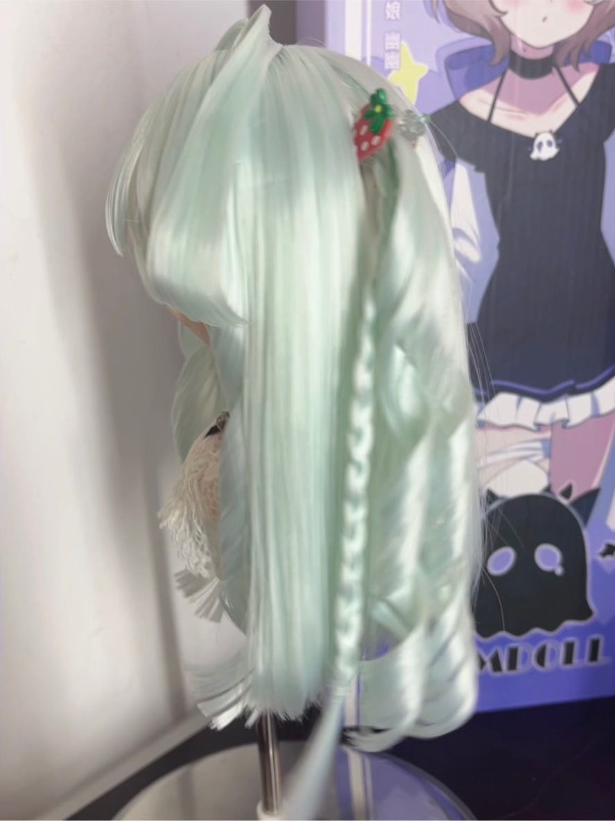 Mint Green Twin Tail Doll Wig