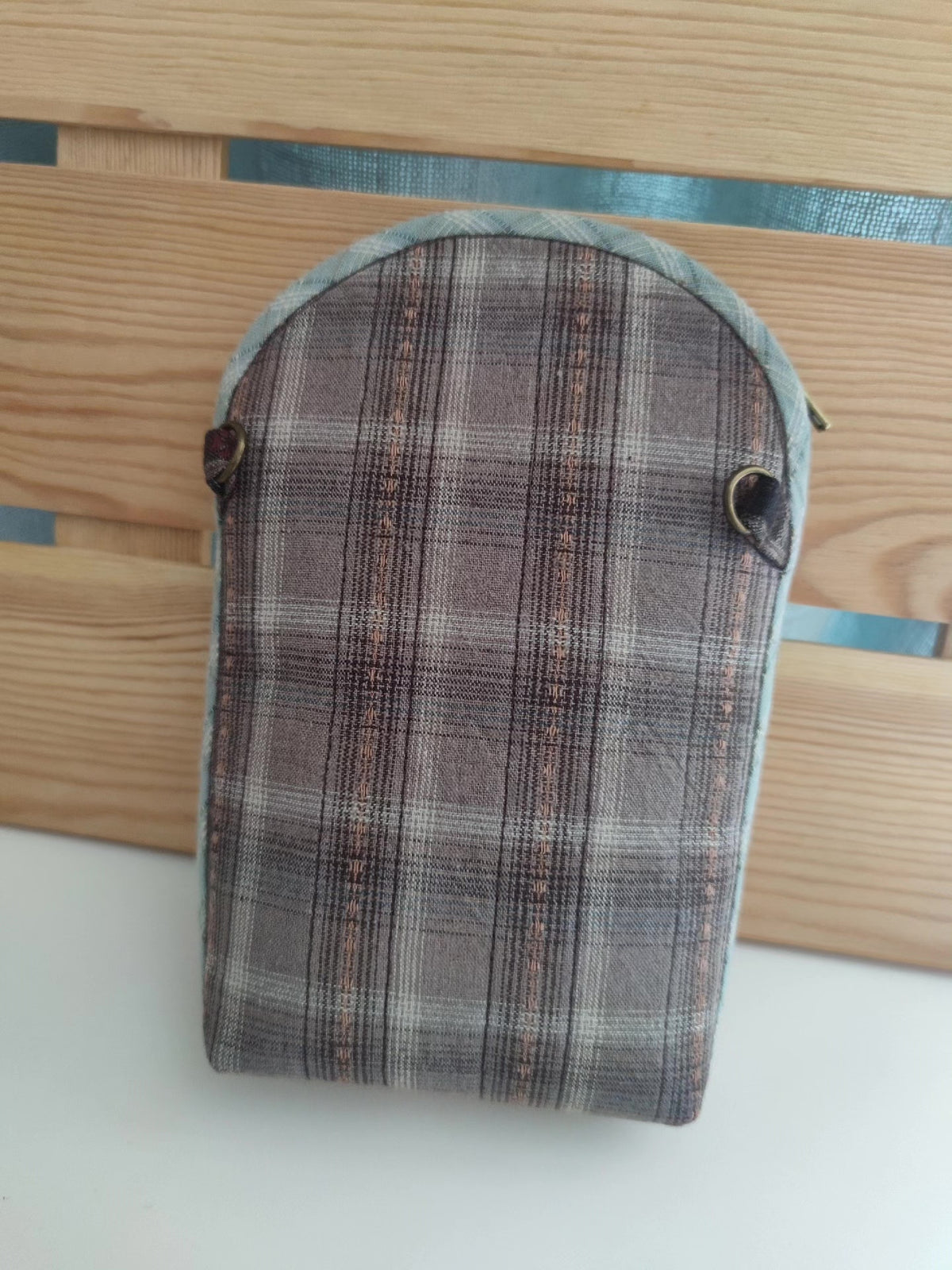 Handmade Bear Patchwork Crossbody Phone Bag