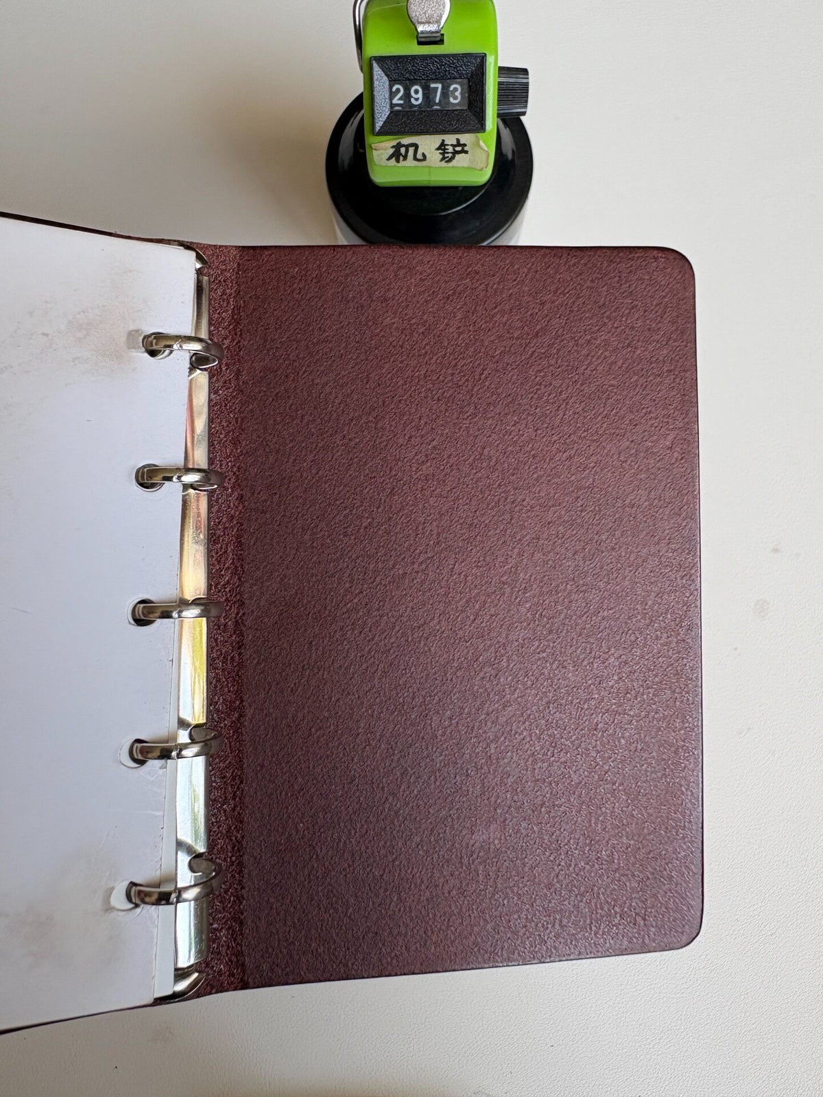 Pueblo Leather Six Ring Binder 105x67mm