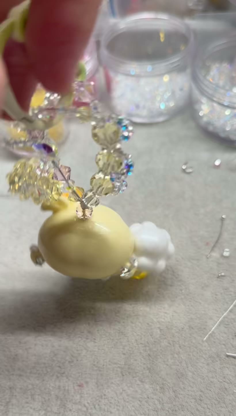 Handmade Resin Character Phone Bag Charm
