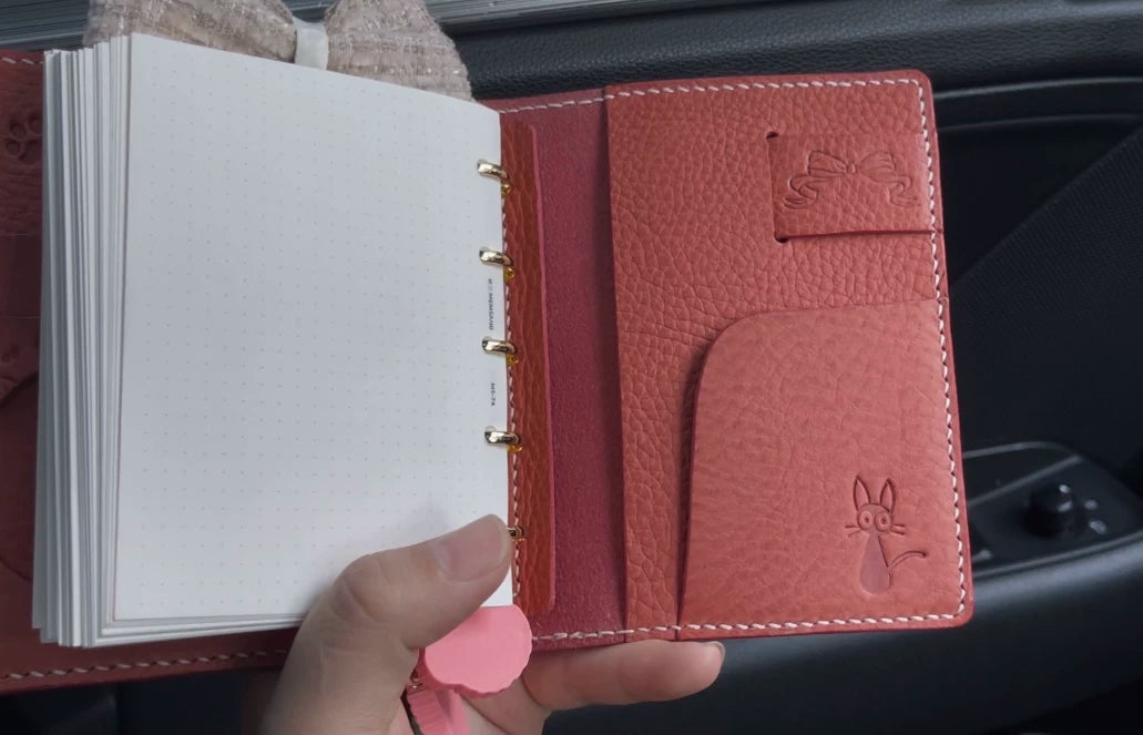 Mbox Leather A8 Loose Leaf Binder