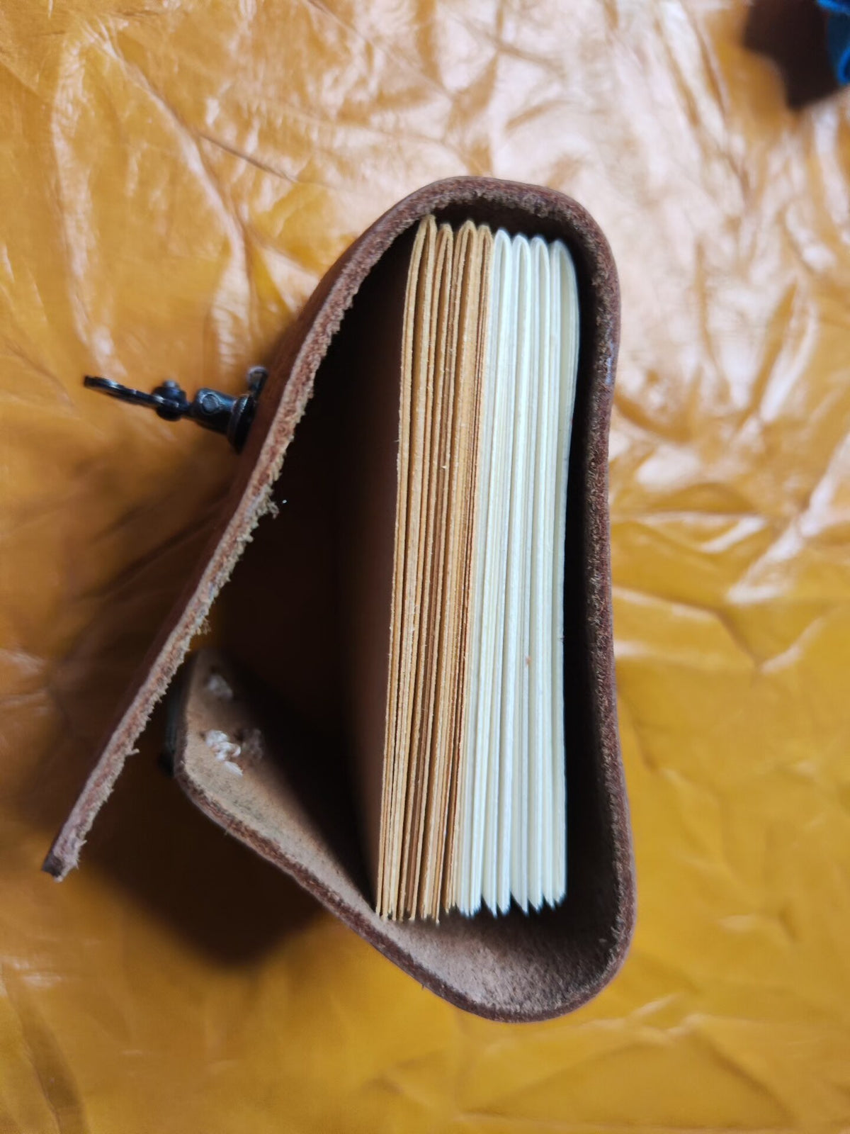 Handmade Leather Miniature Notebook