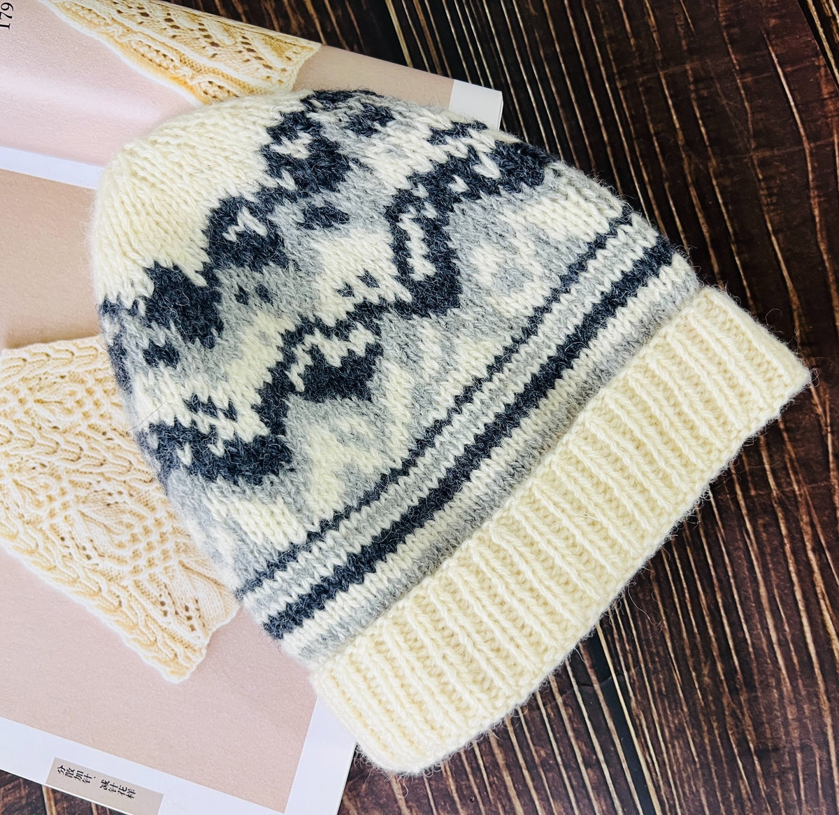 Shetland Fair Isle Jacquard Wool Hat
