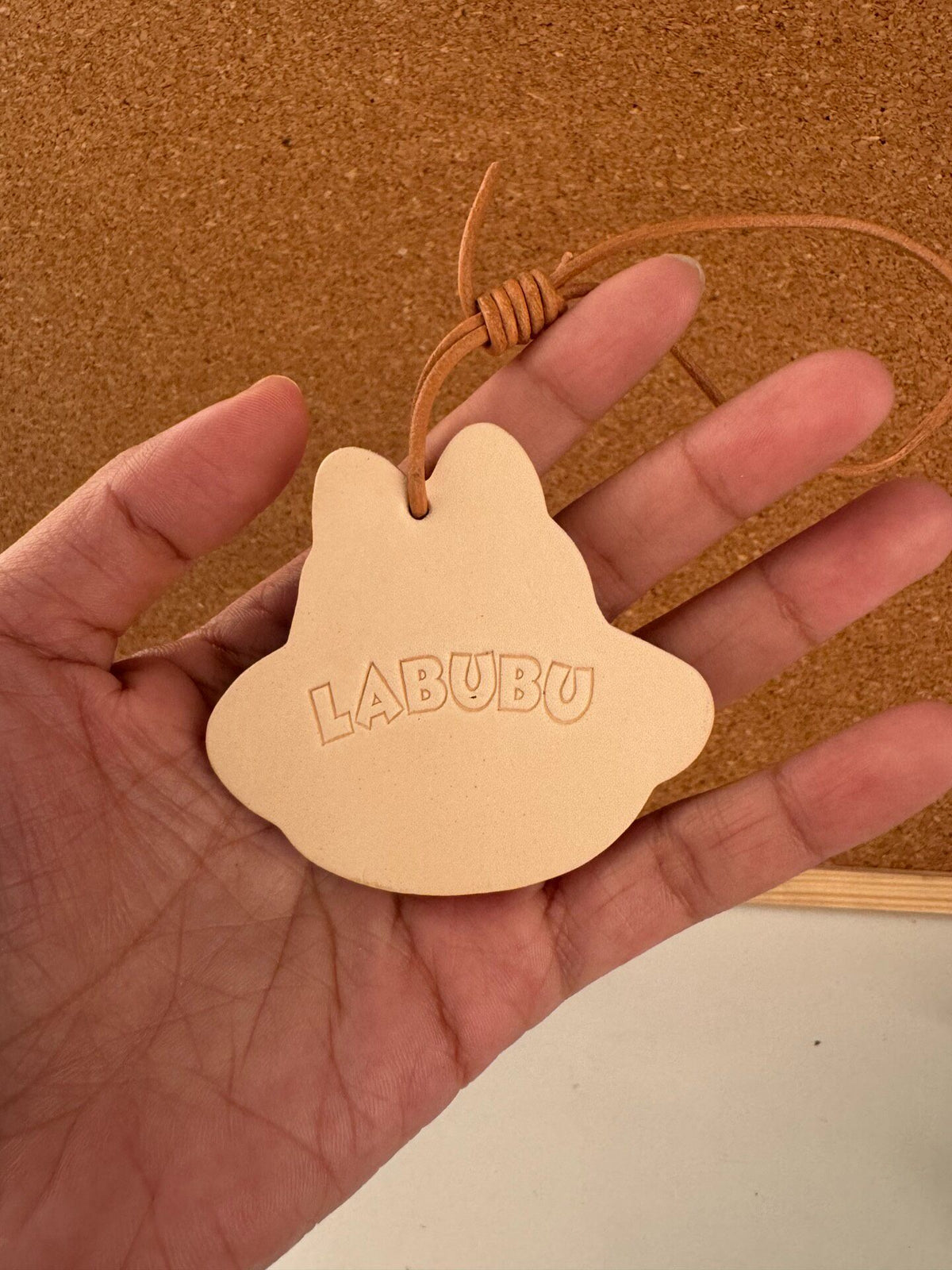 Labubu Leather Pendant Bag Charm