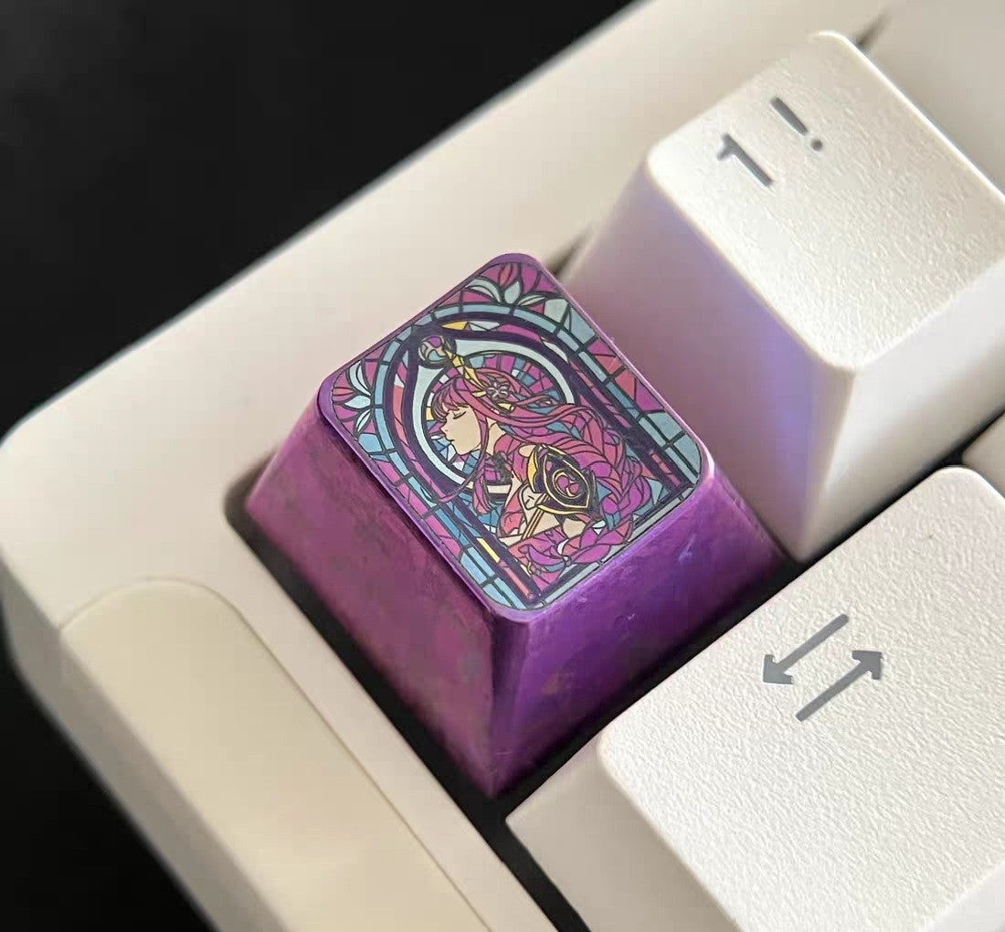 Titanium Alloy Anime Keycap 1u