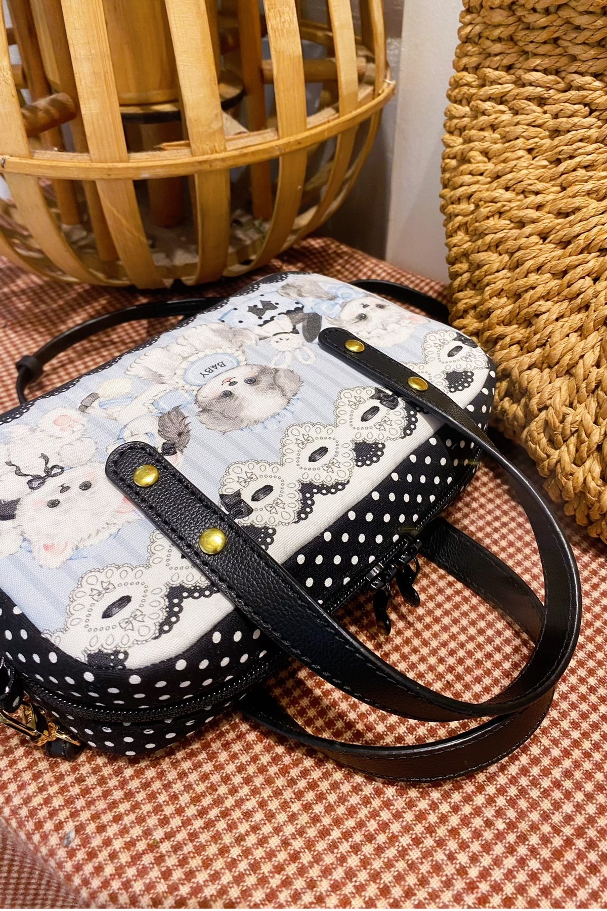 Handgemaakte schmettas met puppyprint