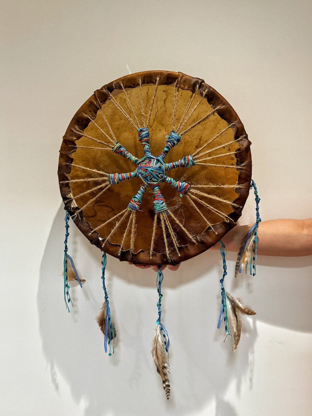Shamanic Hand Drum 40cm Cowhide Frame
