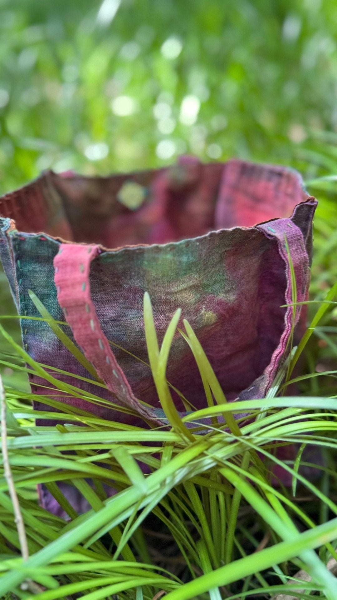 Handwoven Plant-Dyed Tote Bag