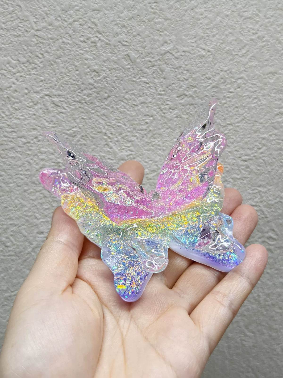エポキシ樹脂 蝶 波紋 スマホスタンド