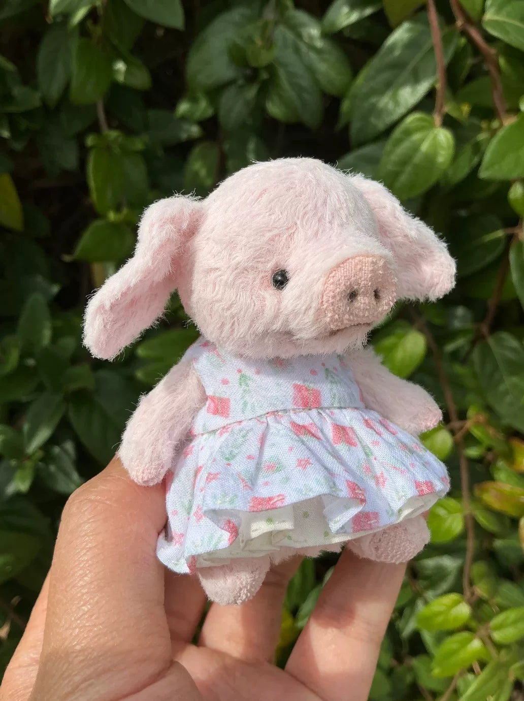 Handmade Viscose Plush Pig Toy