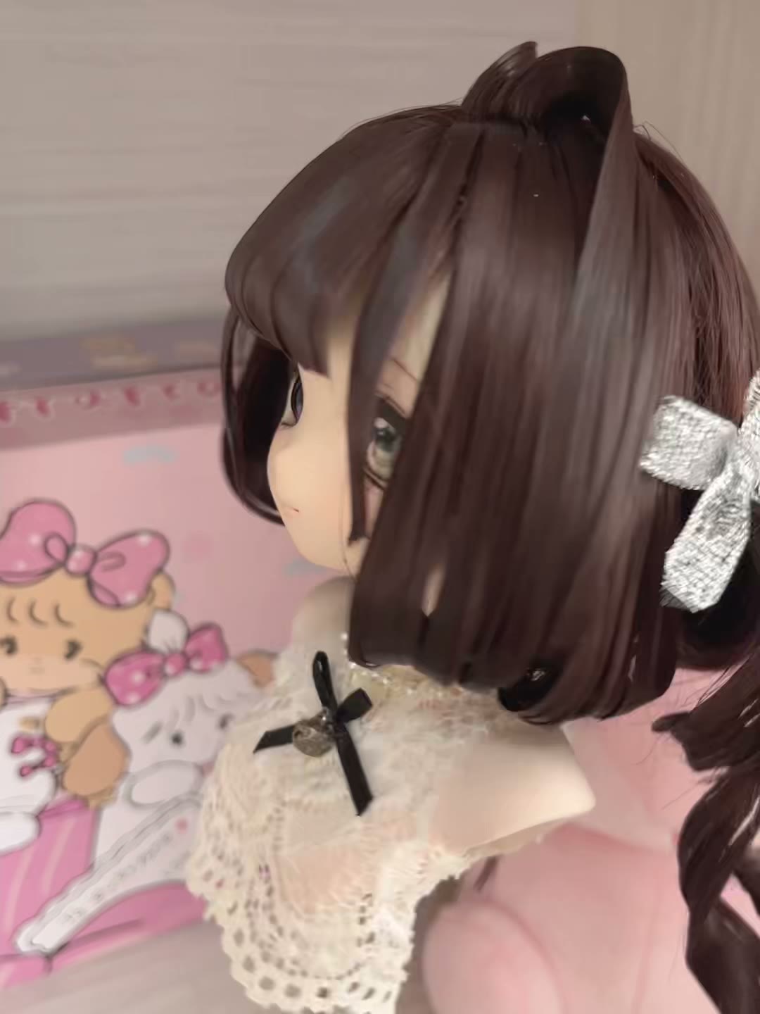 Chocolate Brown Anime Doll Wig