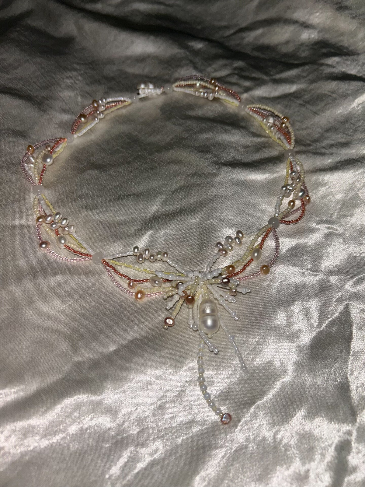 Handcrafted Freshwater Pearl Multi-Layer Necklace
