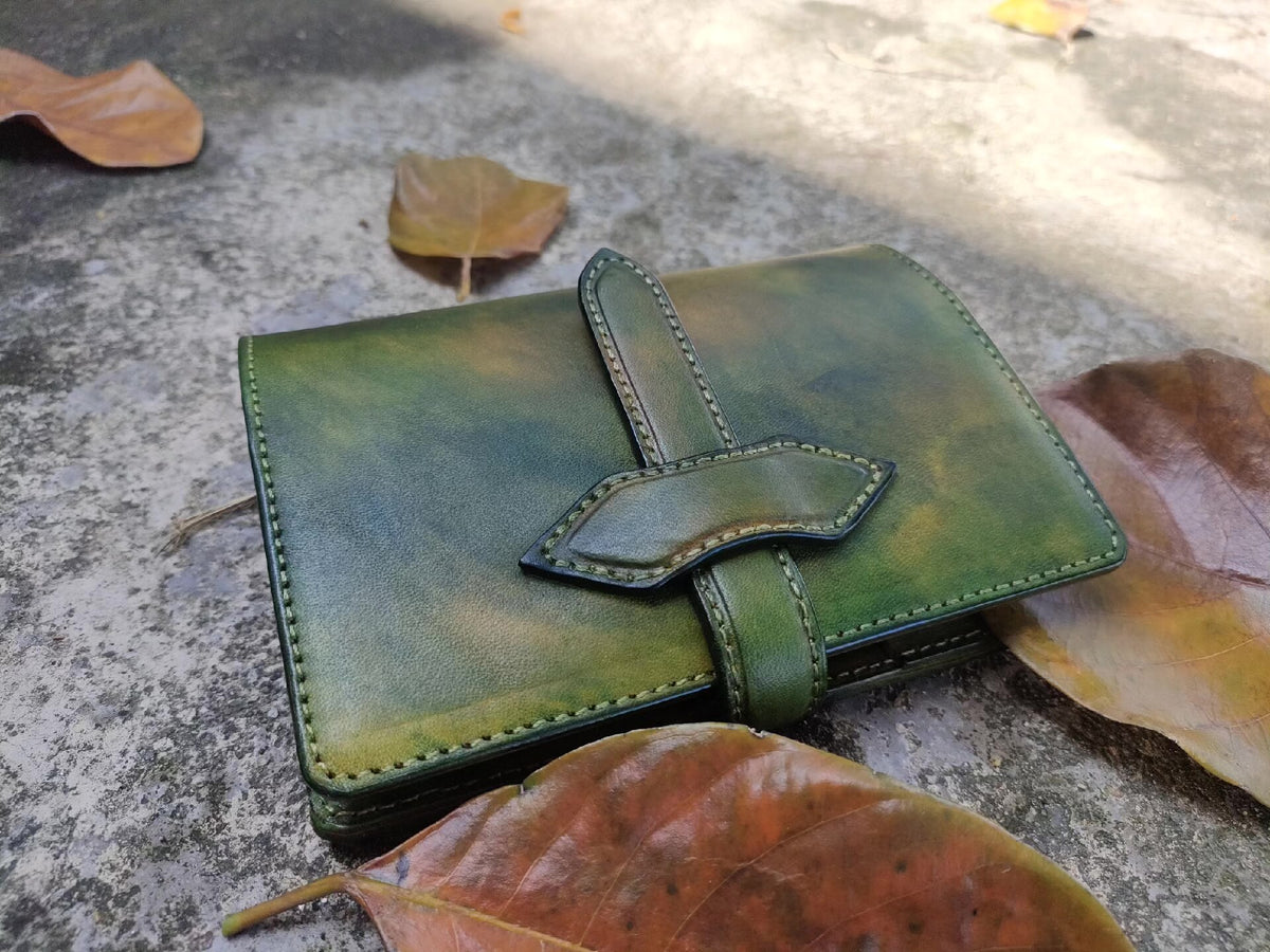 Vegetable Tanned Leather A6 Notebook Cover