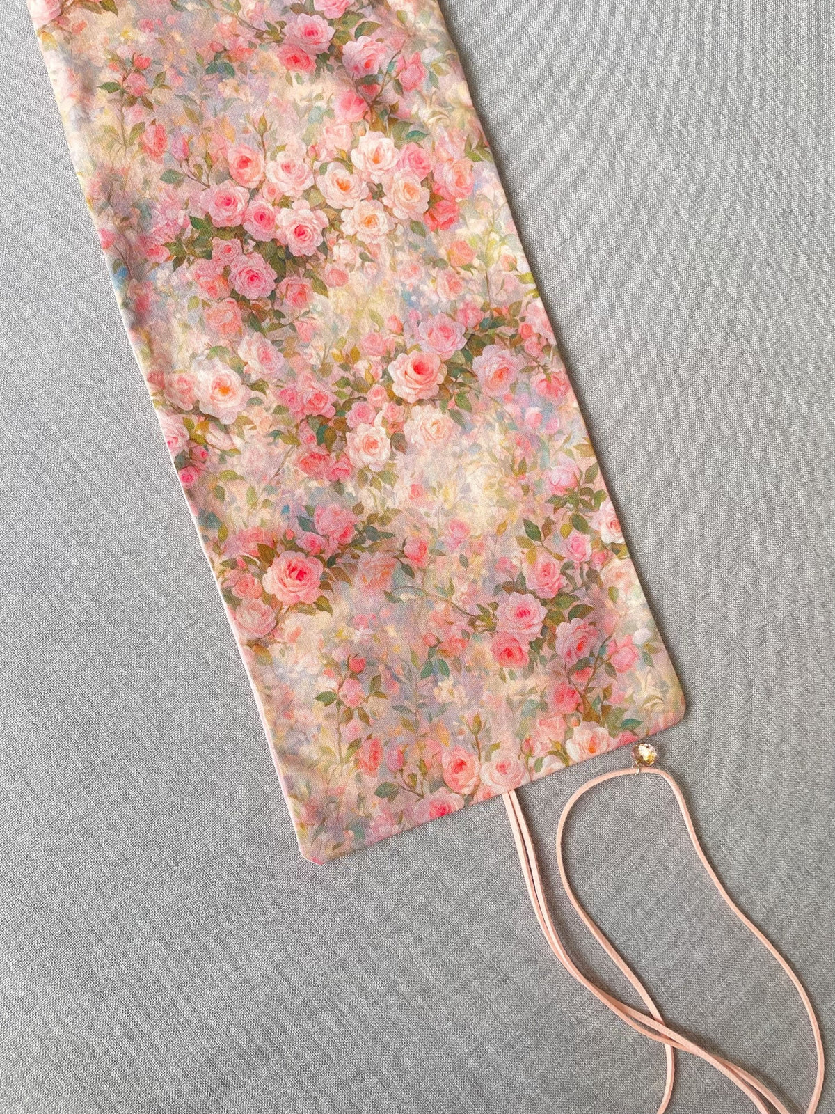 Cotton Rose Floral Tarot Card Pouch