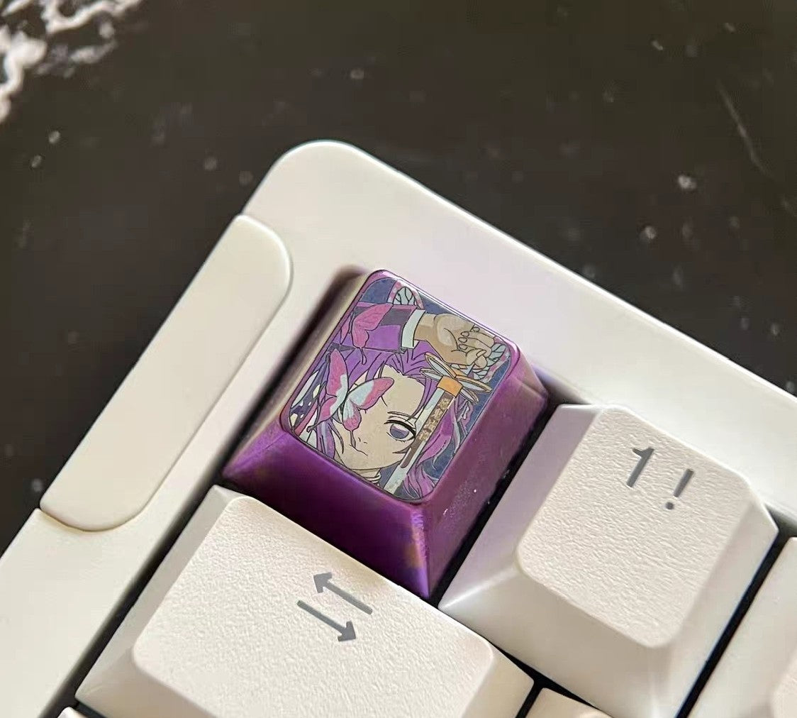 Titanium Alloy Anime Keycap 1u Purple