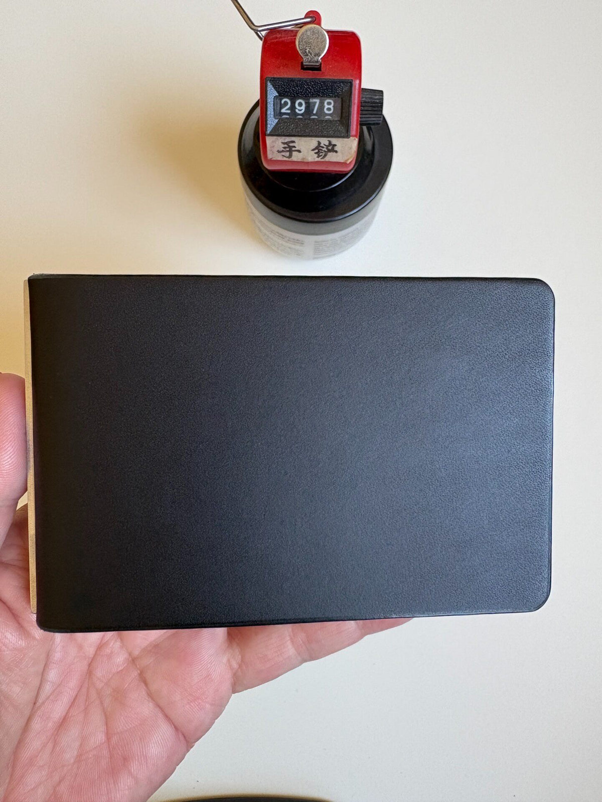 A9 Black Buttero Leather Six Ring Binder