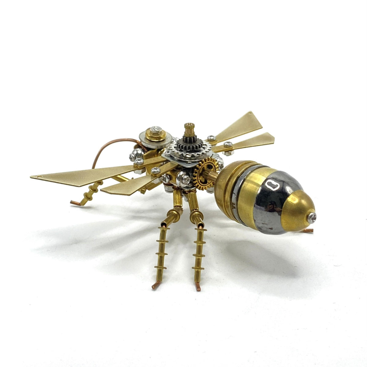 Steampunk Flying Ant Brass Metal Sculpture