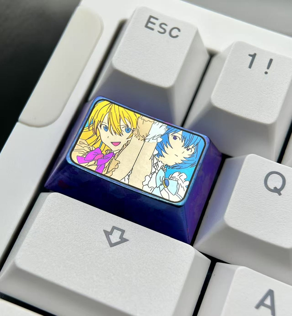 Titanium Alloy Anime Artisan Escape Keycap