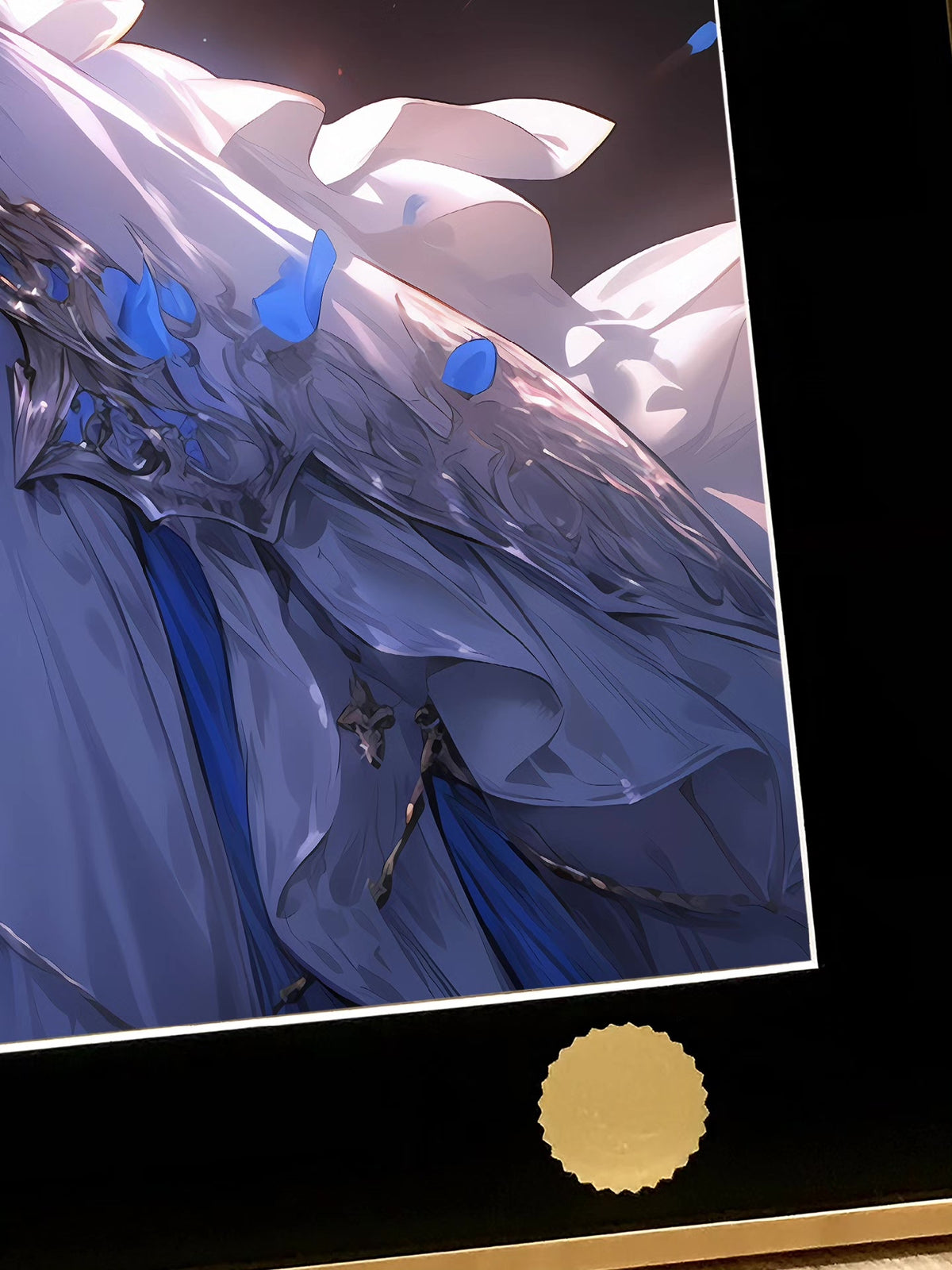 Framed Saber Art Print 55x44cm