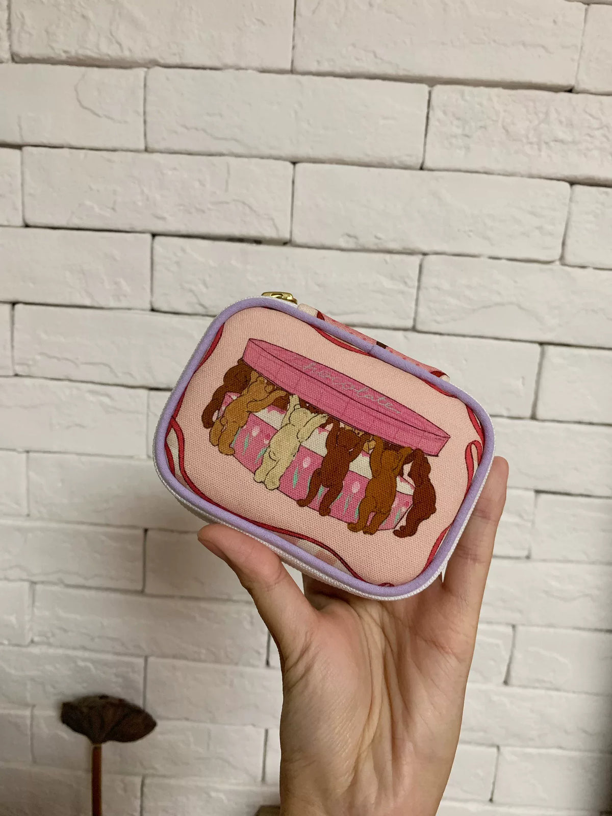 Funda de Oxford con estampado de osito de peluche