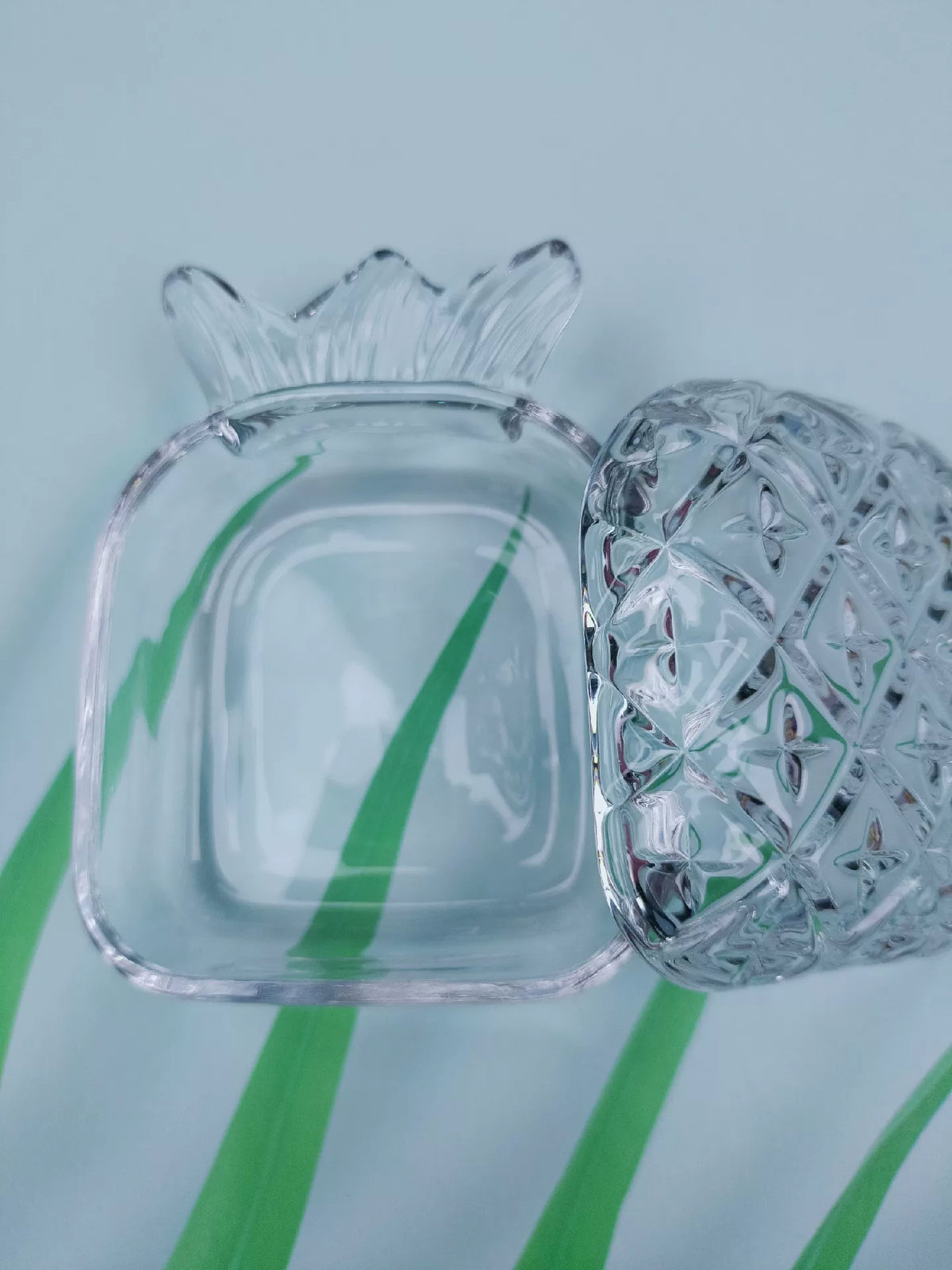 Clear Silicone Pineapple Mold Two Piece