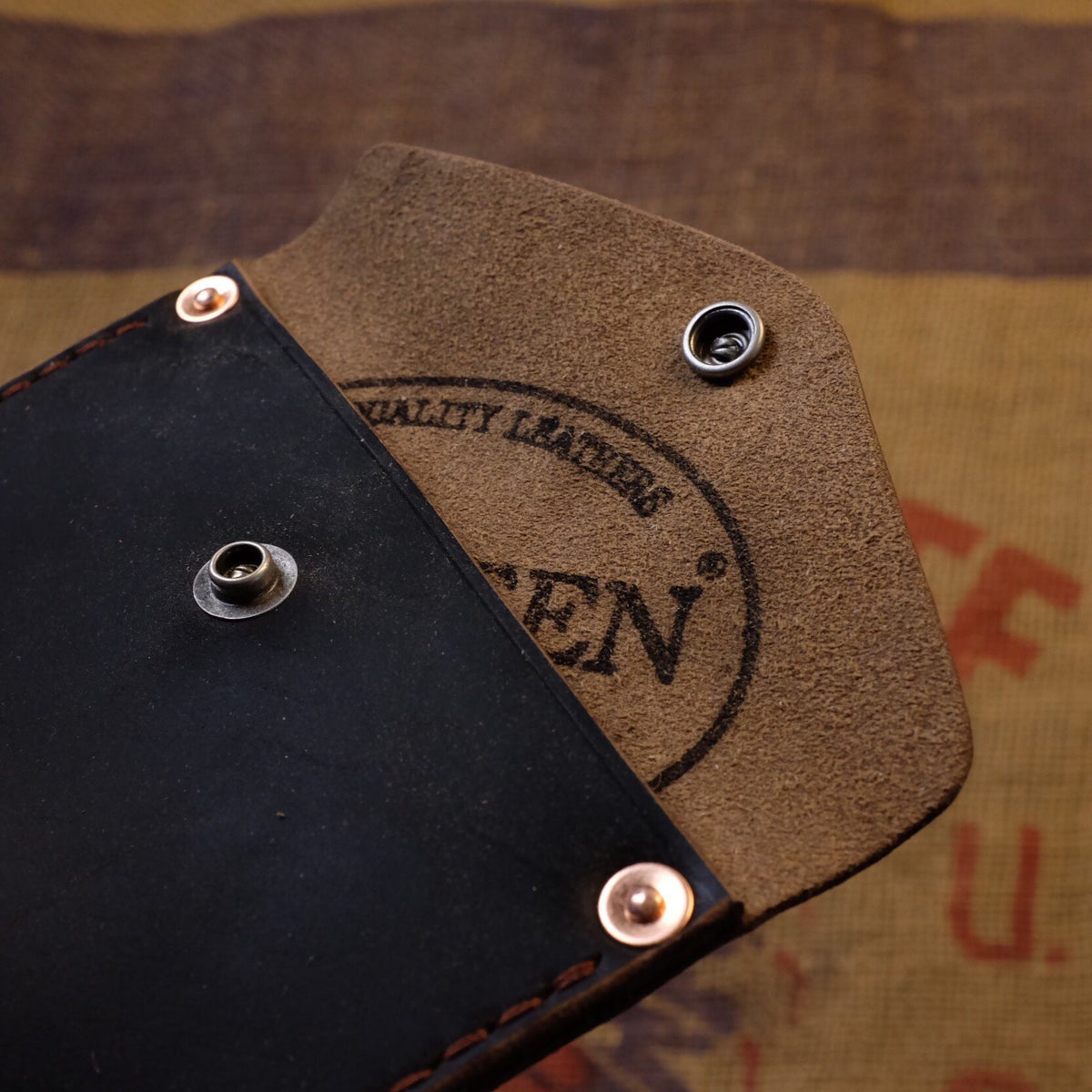 Leather Wallet with Horween CXL Cowhide