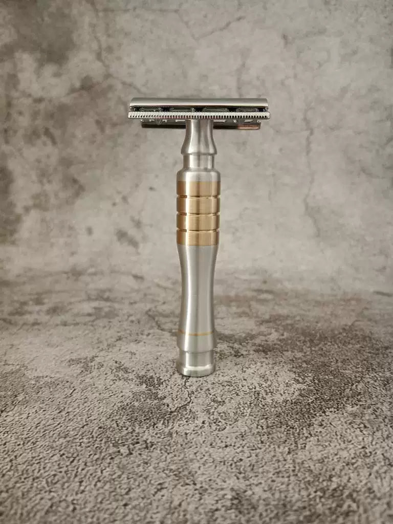 Aluminum Brass Double Edge Safety Razor Handle