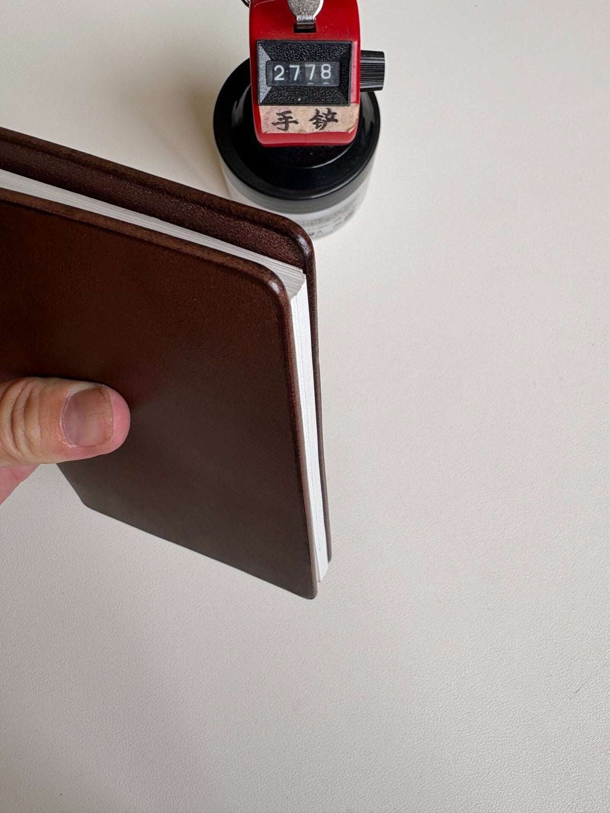 A7 Ring Binder Notebook Buttero Leather