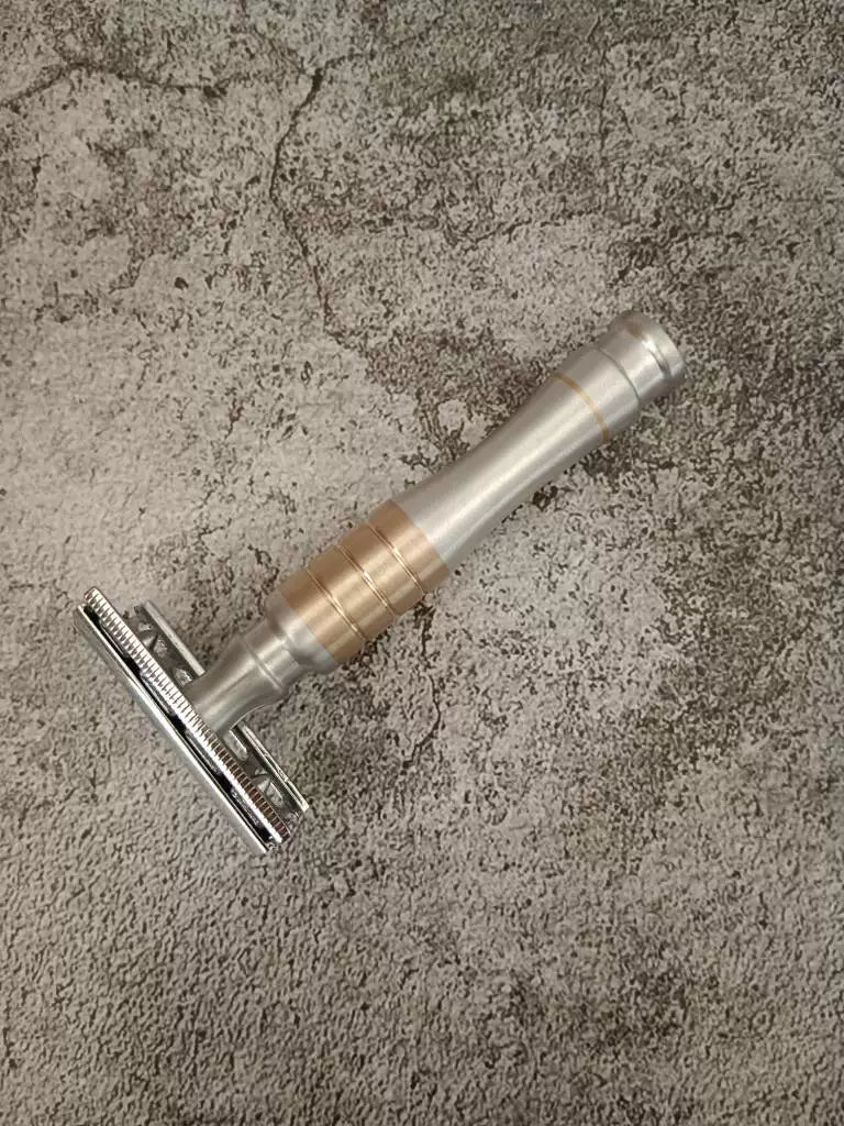 Aluminum Brass Double Edge Safety Razor Handle