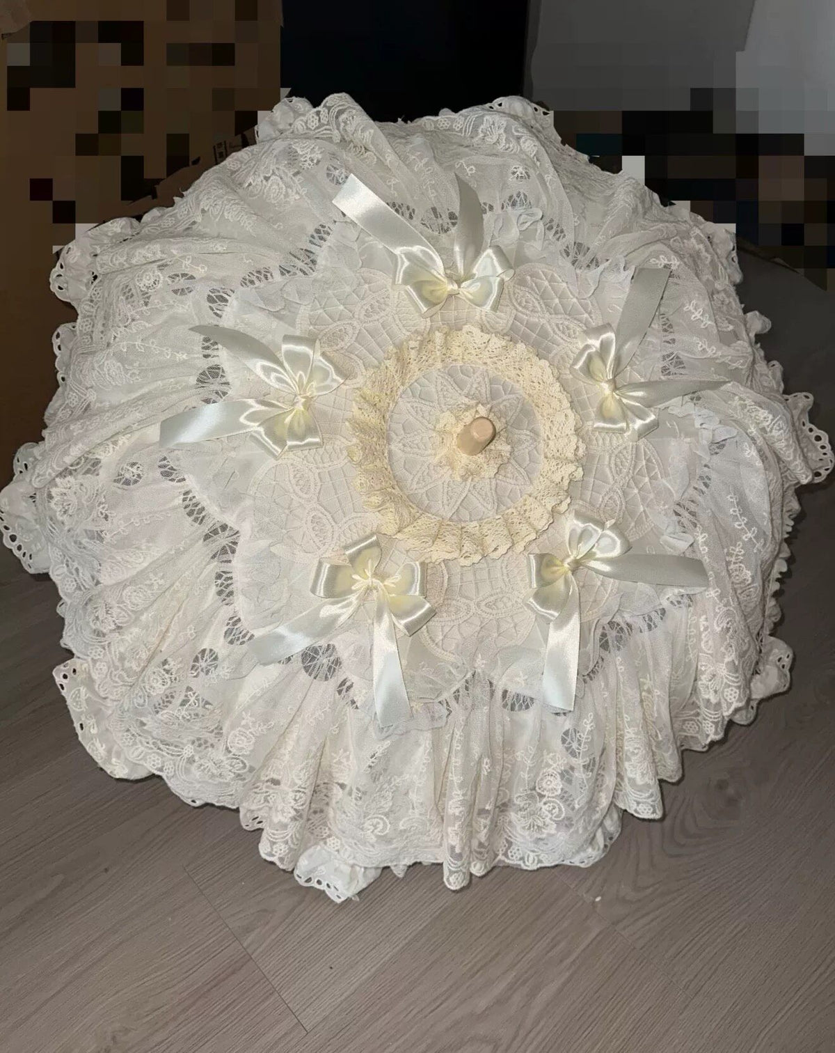 Handcrafted Cotton Lace Lolita Parasol
