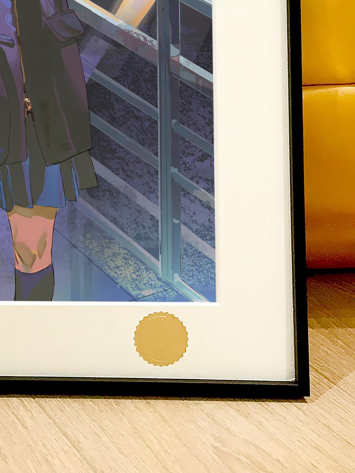 Framed Frieren Anime Art Print A3 Size