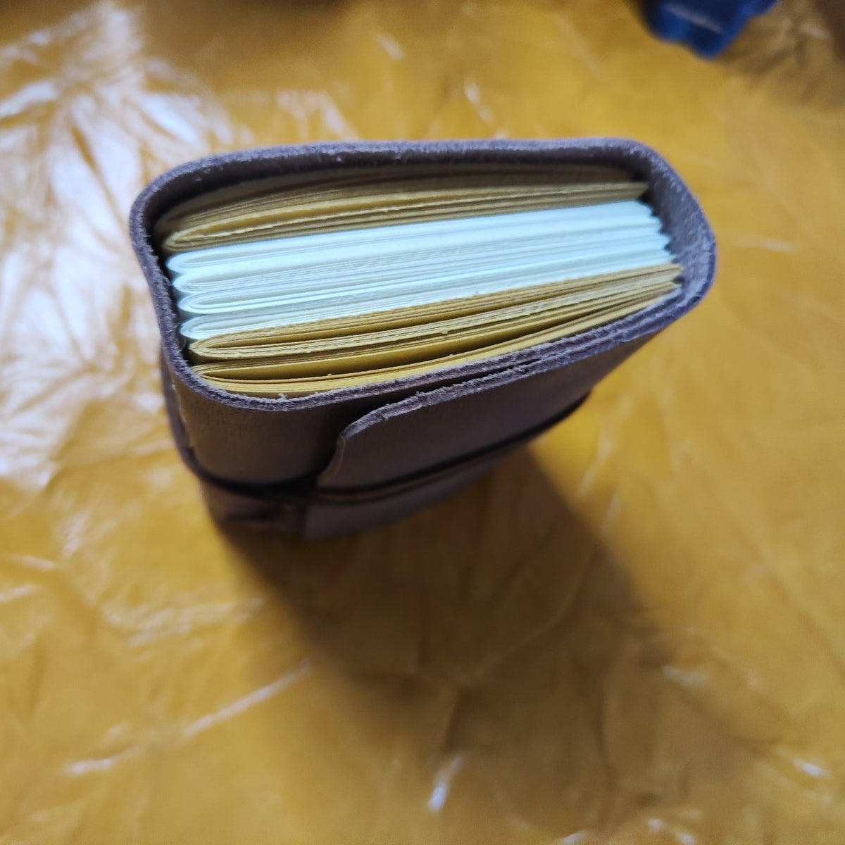 Cowhide Leather Journal with Kraft Paper