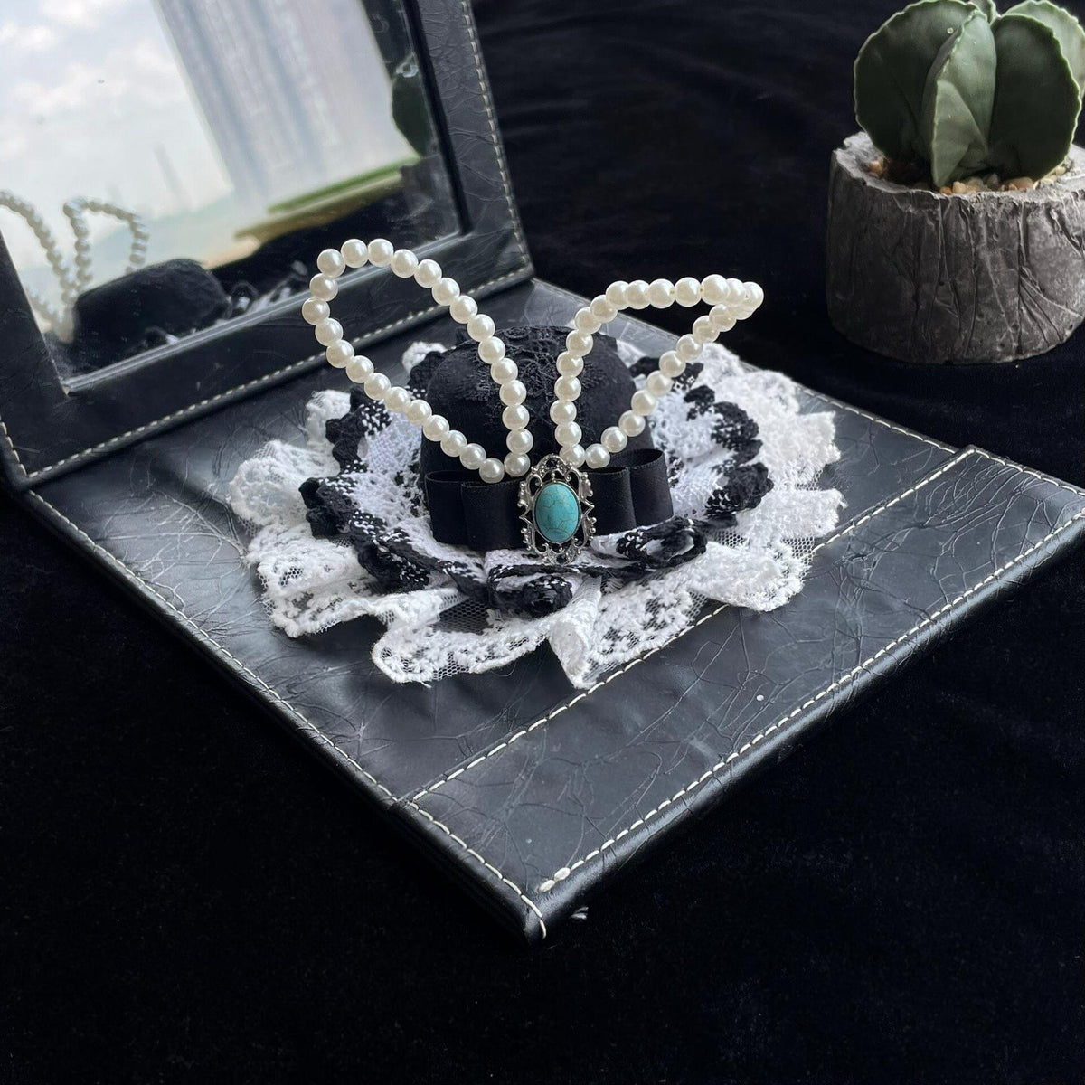 Handmade Mini Top Hat Hair Accessory