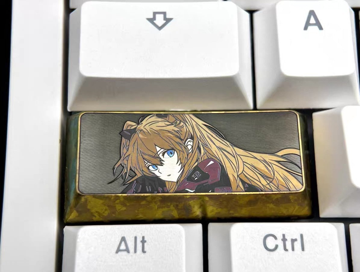 Asuka Titanium Alloy Artisan Keycaps