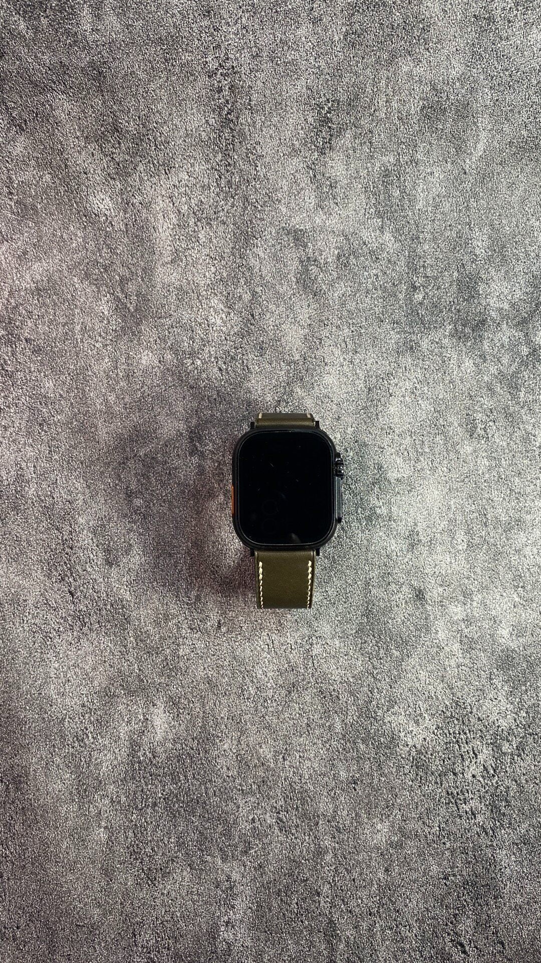 Olive Green Handcrafted Leather Watch Strap