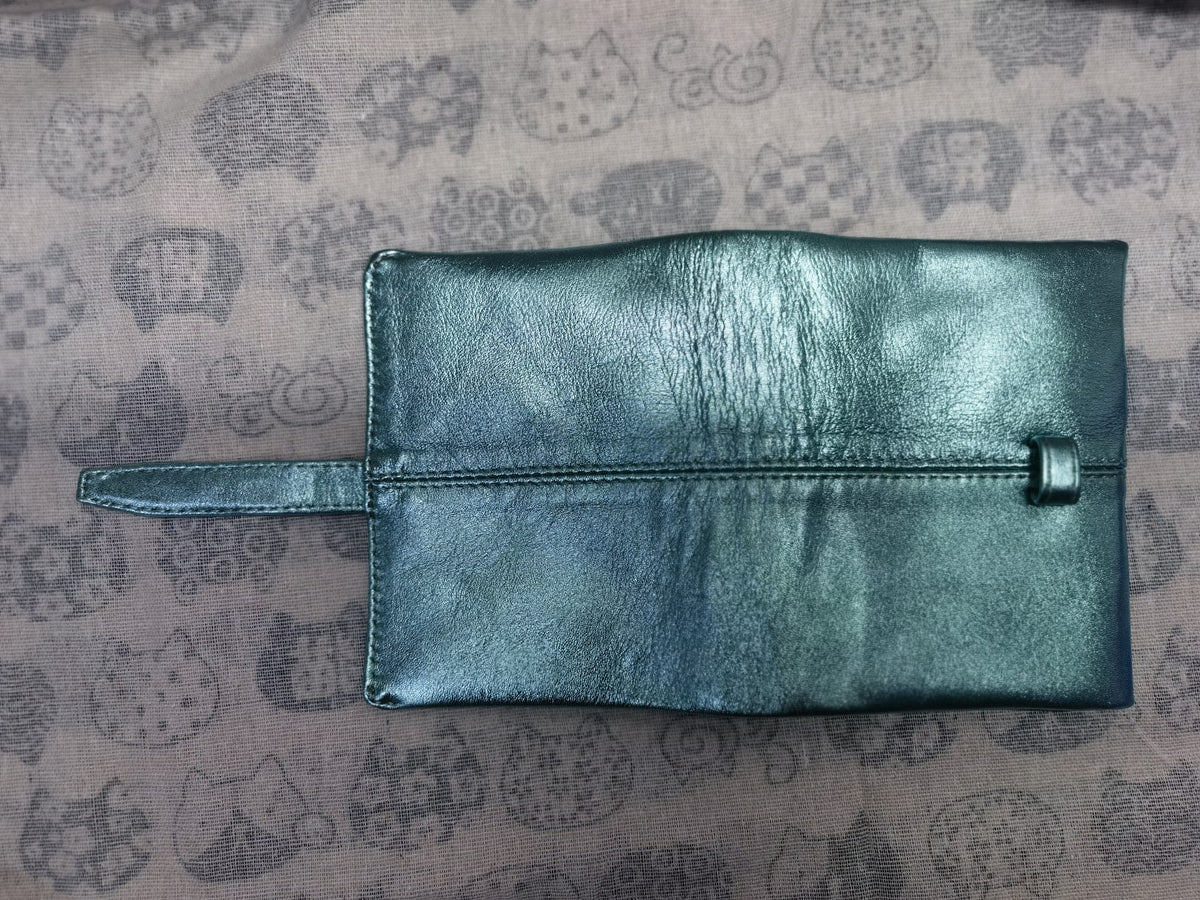 A7 Electric Blue Sheepskin Organizer Cover