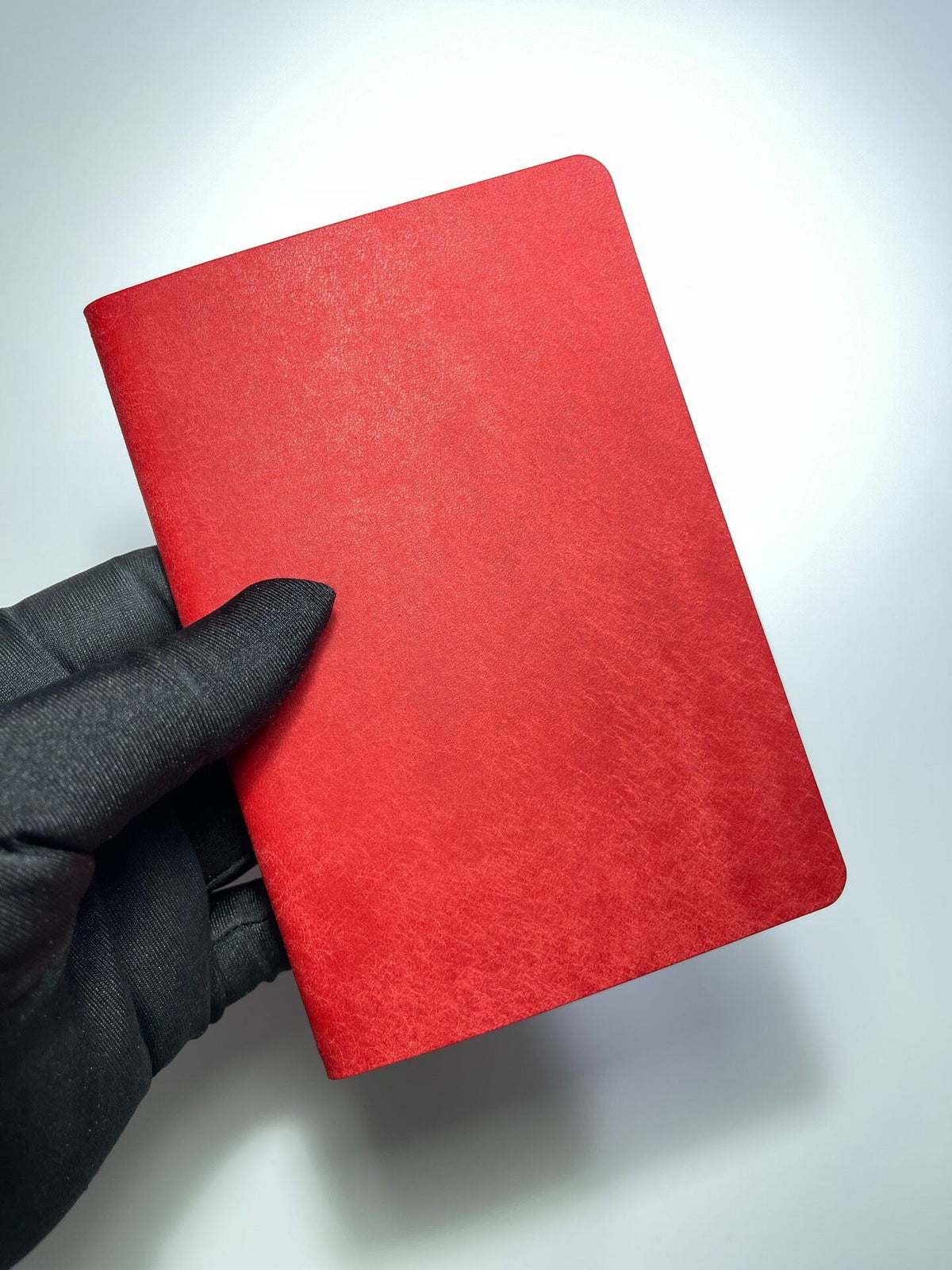 Handmade Red Leather Loose Leaf Notebook