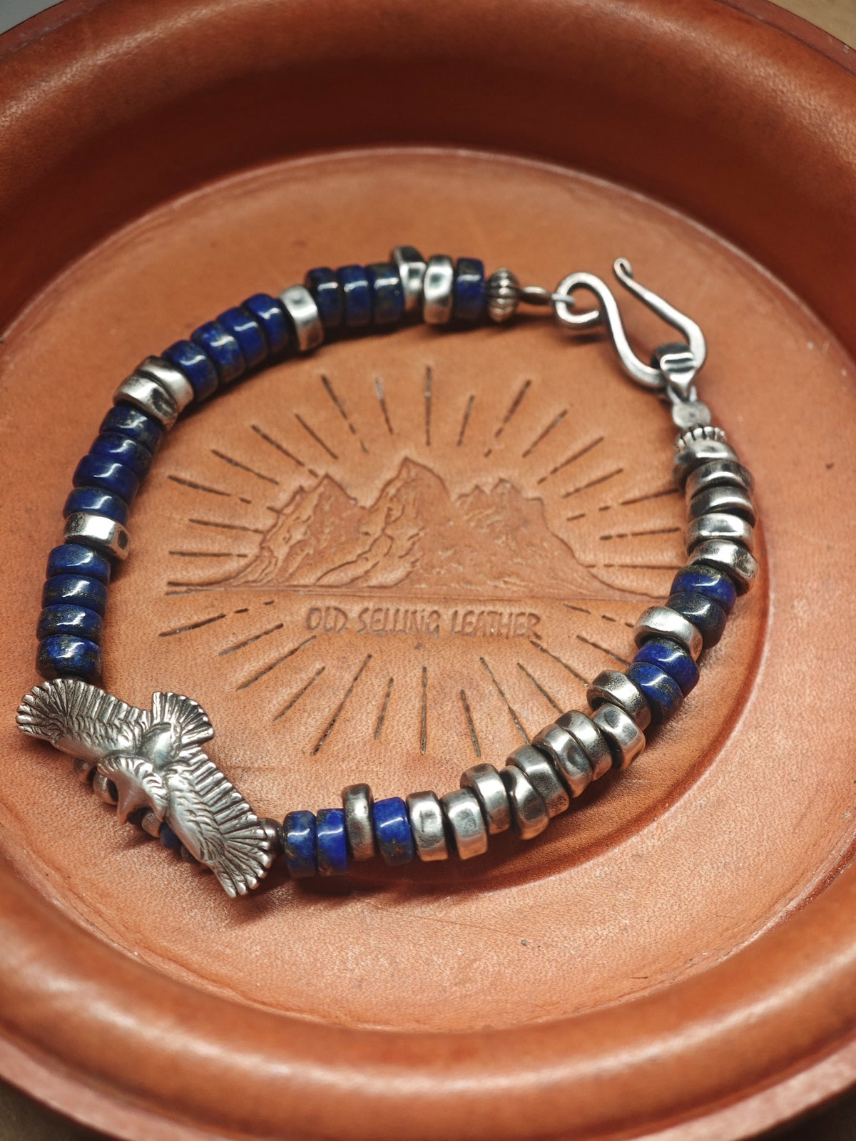 Sterling Silver Lapis Lazuli Bracelet