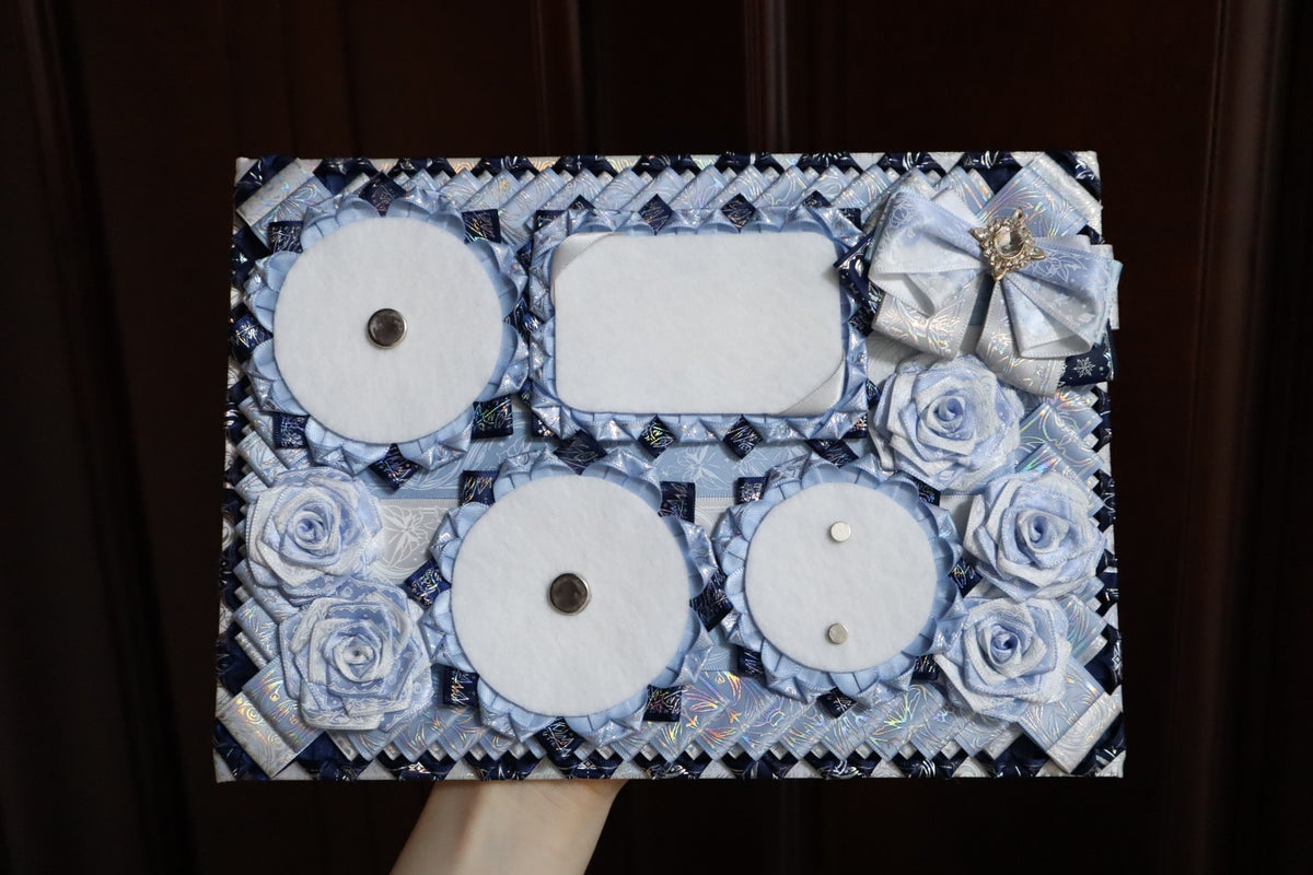 Blue Magnetic Detachable Ribbon Display Board