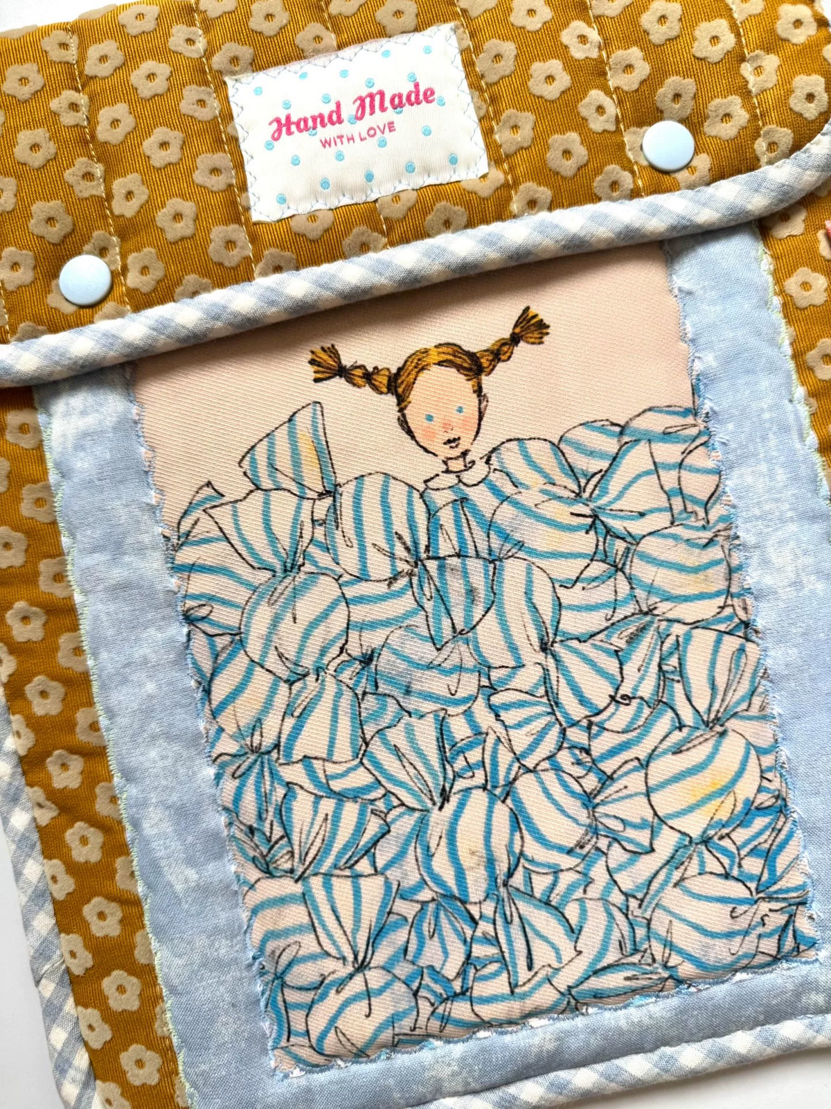 Funda acolchada para dispositivos de cordamé y estampado floral
