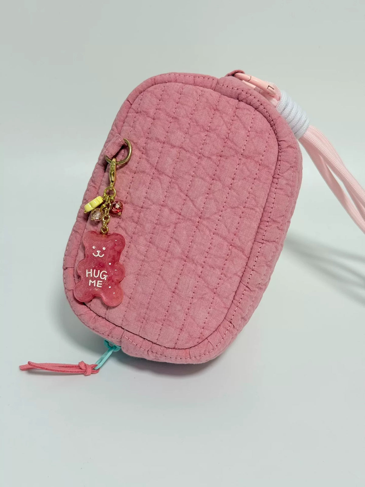 Estojo Acolchoado em Dusty Rose
